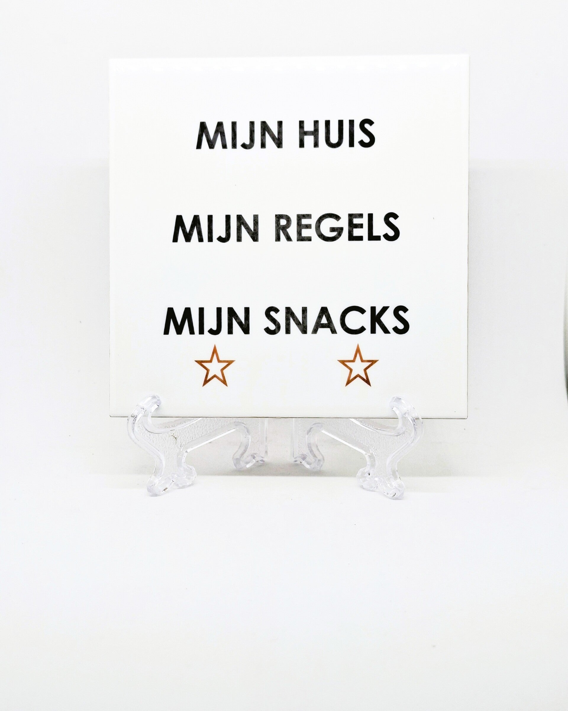 Humoristische Sublimatie Tegel 11 x 11cm-Hoogglans