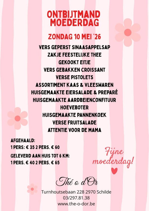 Ontbijtmand Moederdag