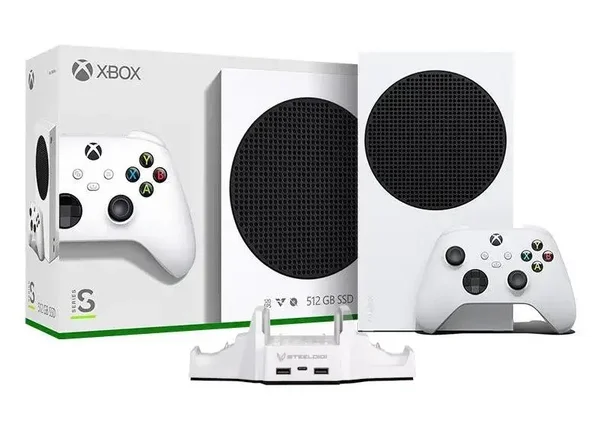 Xbox Series S 512 Go + chargeur SteelDigi XS-CC01W