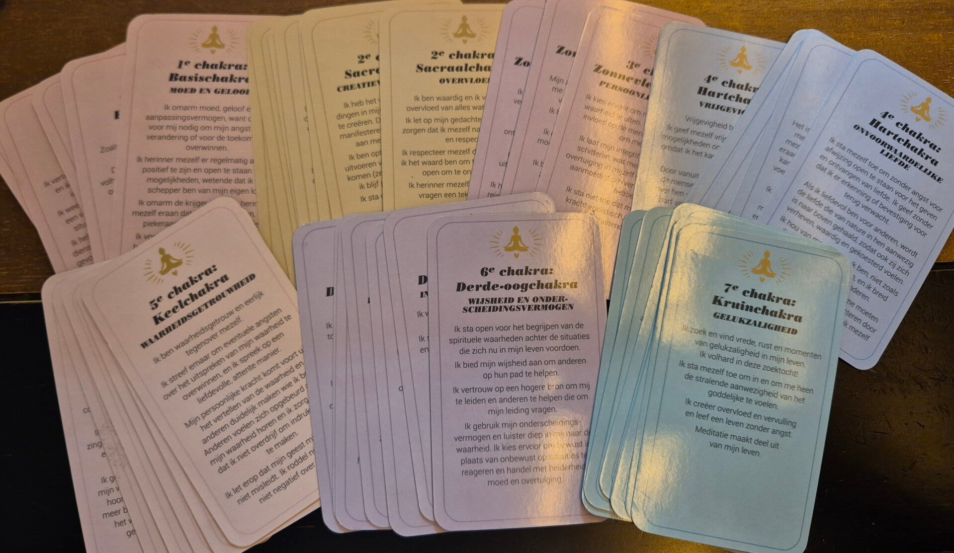 Chakra Affirmatie Kaarten