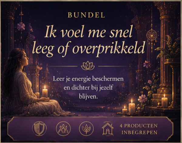 🌸Ik voel me snel leeg of overprikkeld