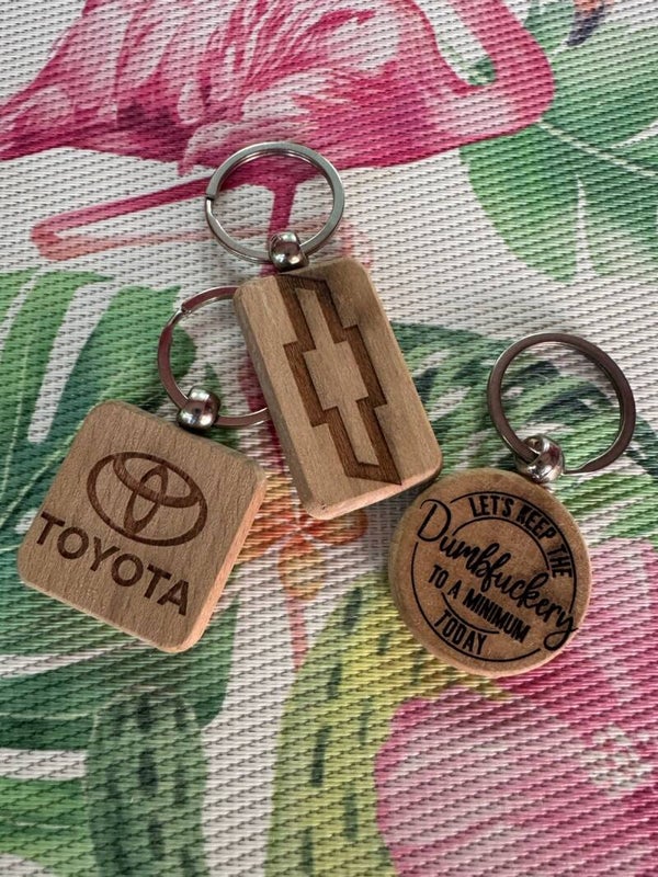 🦩 Custom Name Keychain – Your Words, Their Wow