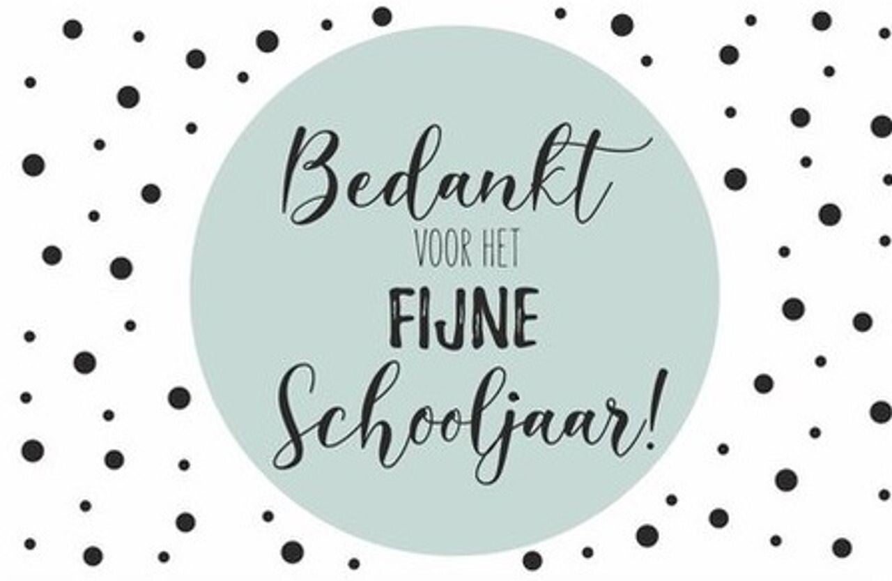 Juf/meester bedankjes