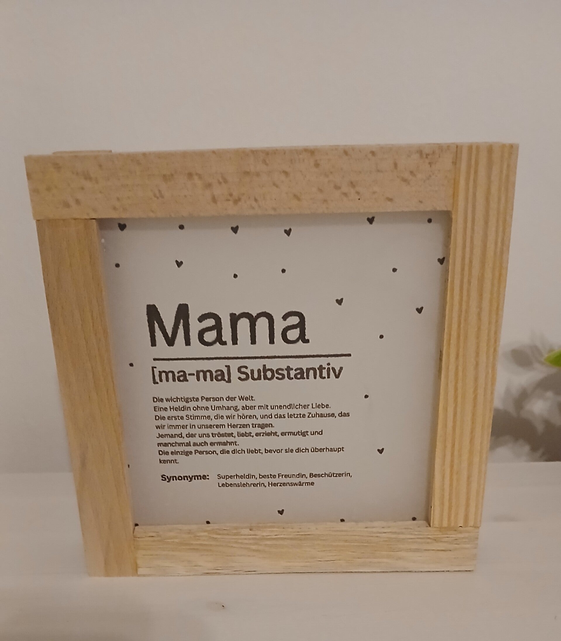 Leuchtrahmen "Mama"
