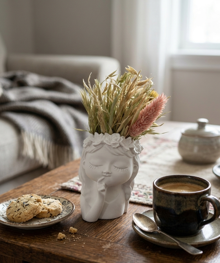 Das charmante Blumenmädchen