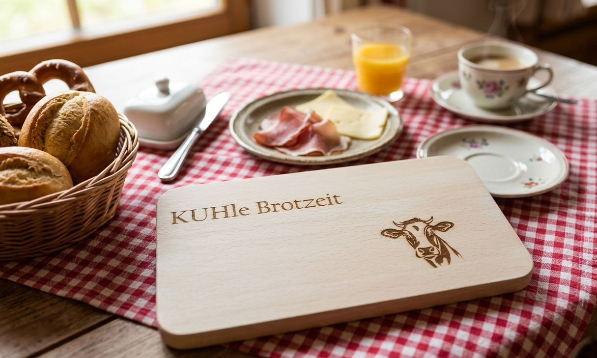 Laser-Design Holzbrett: Individuell