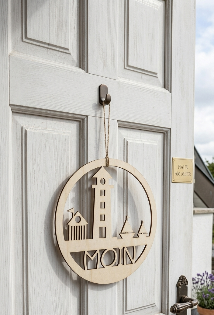 Maritimer Türkranz "Moin"