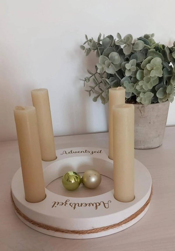 Adventkranz aus Keraflott