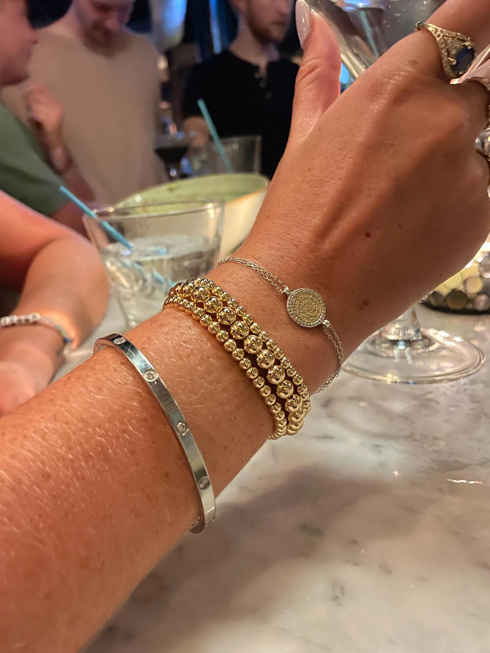 Plain Gold Bracelet 4mm