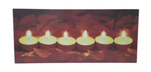 Kunstdruck led leucht effekten