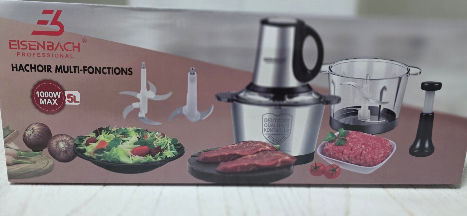 Eisenbach Multifunktions-Küchenmaschine 1000W 5L