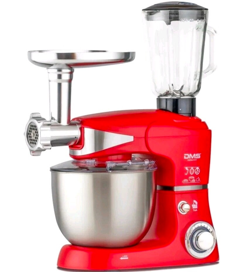 DMS KMFB-1700R - 3 in 1 Küchenmaschine Rührmaschine 5 Liter Knetmaschine