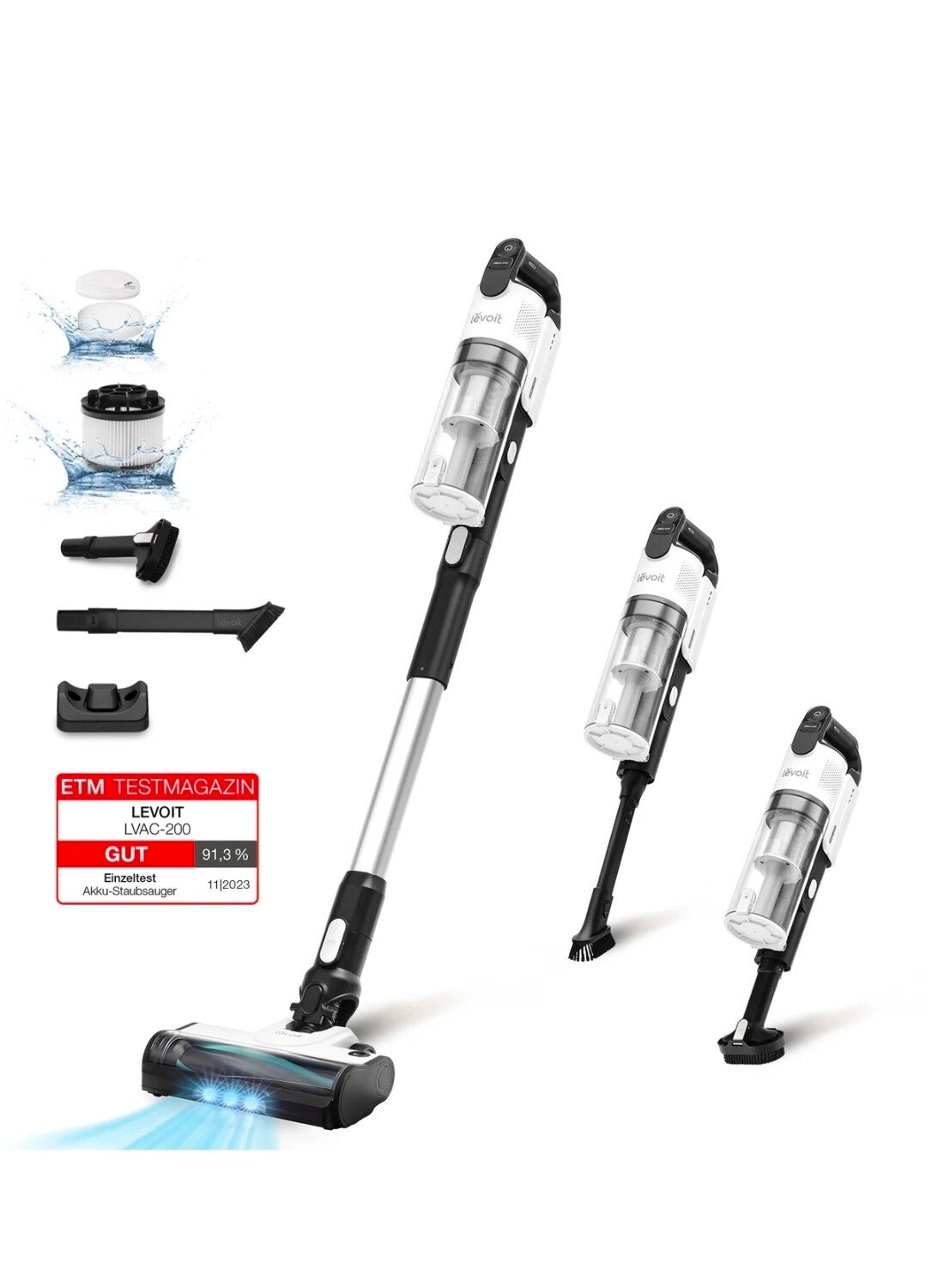 Neu OVP Levoit LVAC-200 Akku-Staubsauger