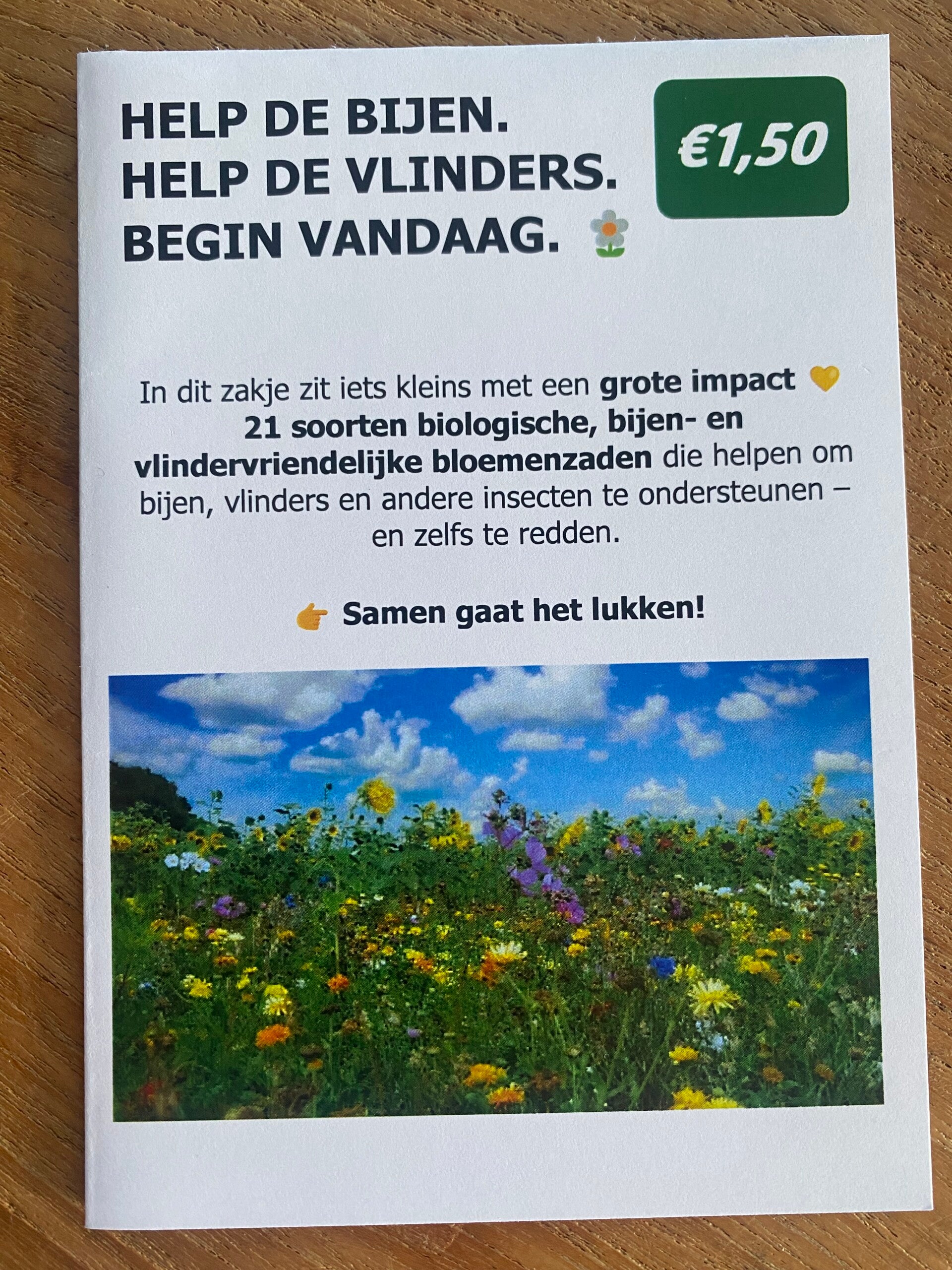 Zaai bloemen, help bijen & vlinders! 🐝🦋
