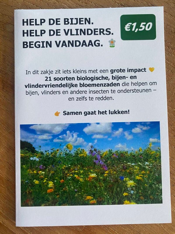 Zaai bloemen, help bijen & vlinders! 🐝🦋