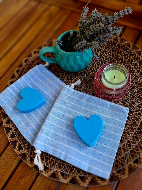 SAPONETTE PROFUMATE, cocco o lavanda o talco. HANDMADE