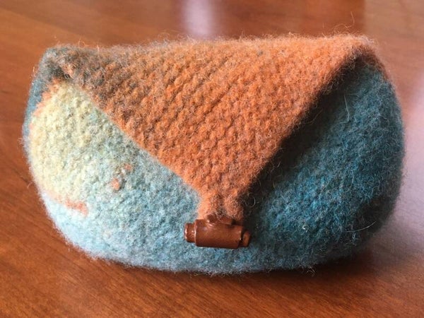 Bag-in-the-Bag: Orange / light blue