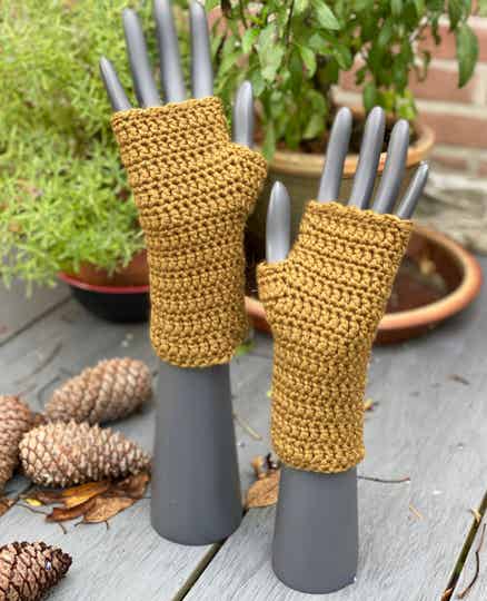 Polswarmers / Mittens - Olijfgroen / Olivegreen
