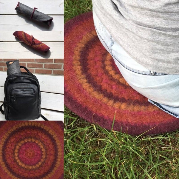 SeatPad - pinks/browns, waterproof