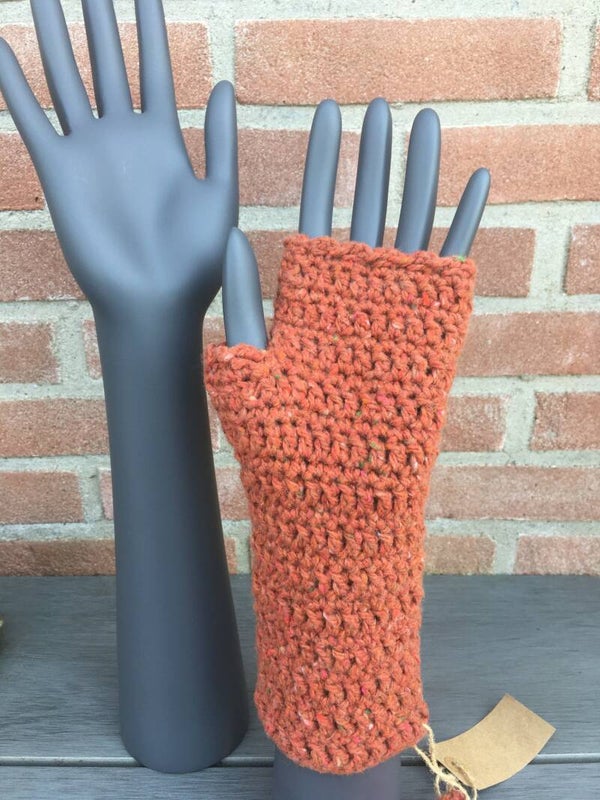 Polswarmers - Baksteen-rood