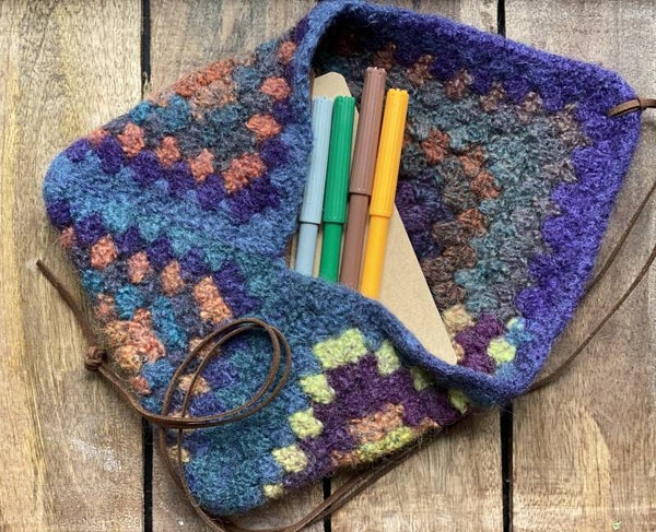 DownToEarthBag - Lila-Bruin-Roest / Purple-Brown-Rust