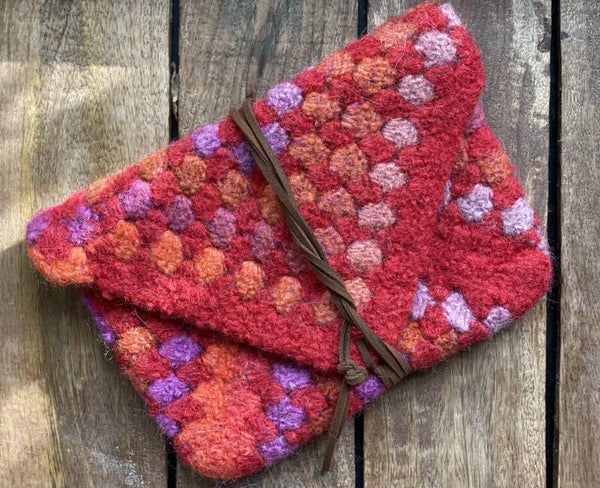 DownToEarthBag - Rood-Oranje-Lila / Red-Orange-Lilac