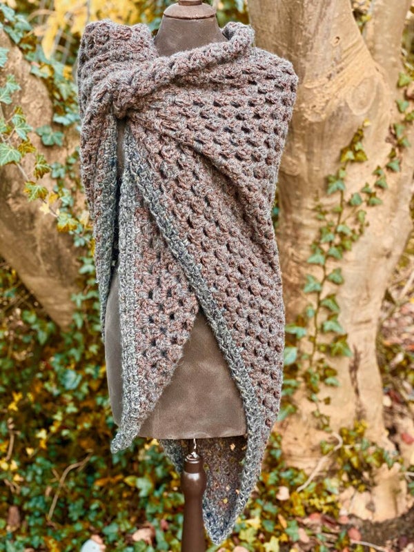 Big Hug - Bruin m Grijsbruine Rand, m zijde