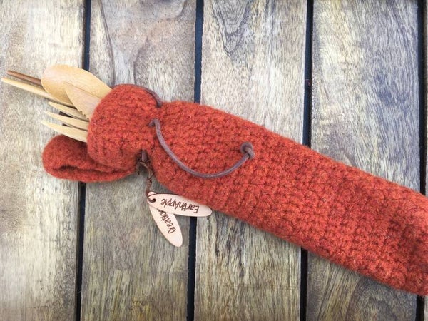 Cutlery Bag - Rusty brown