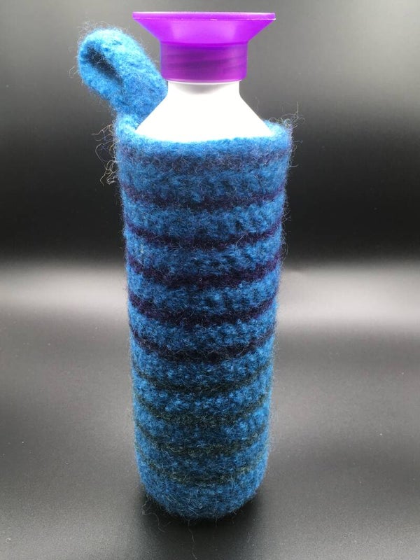 Cool & Carry  - Turquoise m strepen