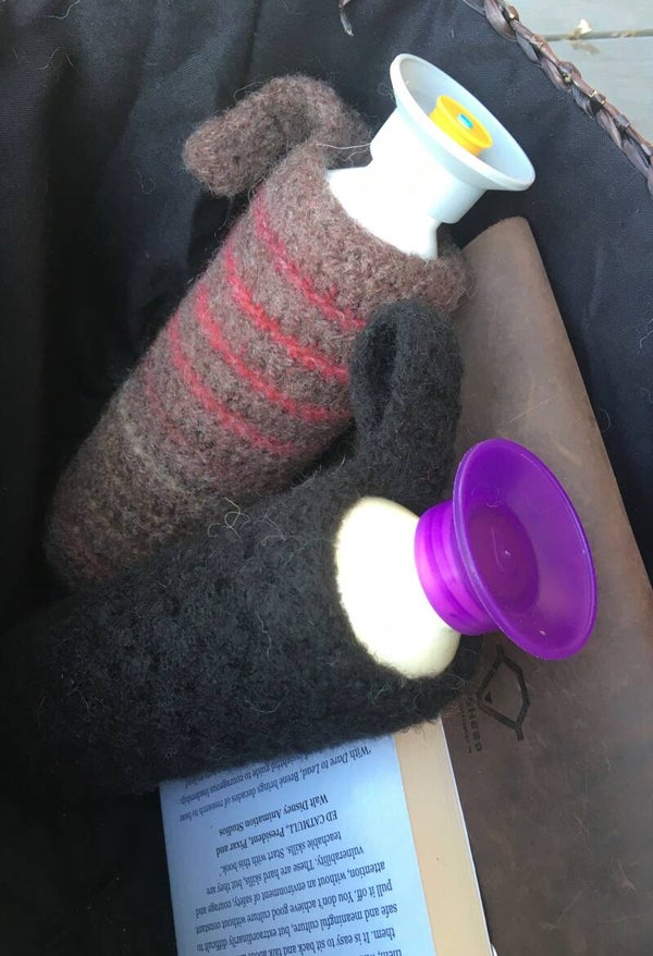 Cool & Carry  - Zwart & Bruin m strepen / Black & Brown w stripes