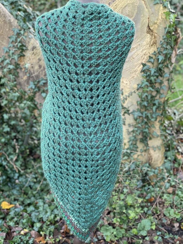 Big Hug - Bos-groen met een gekleurde rand