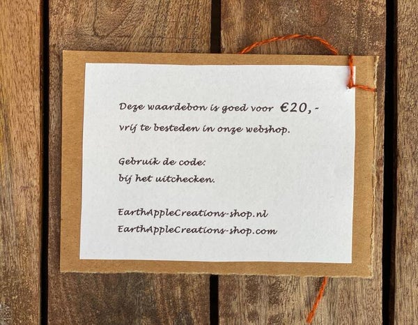 WaardeBon / GiftCard - € 20,-