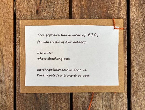 GiftCard - € 10,-