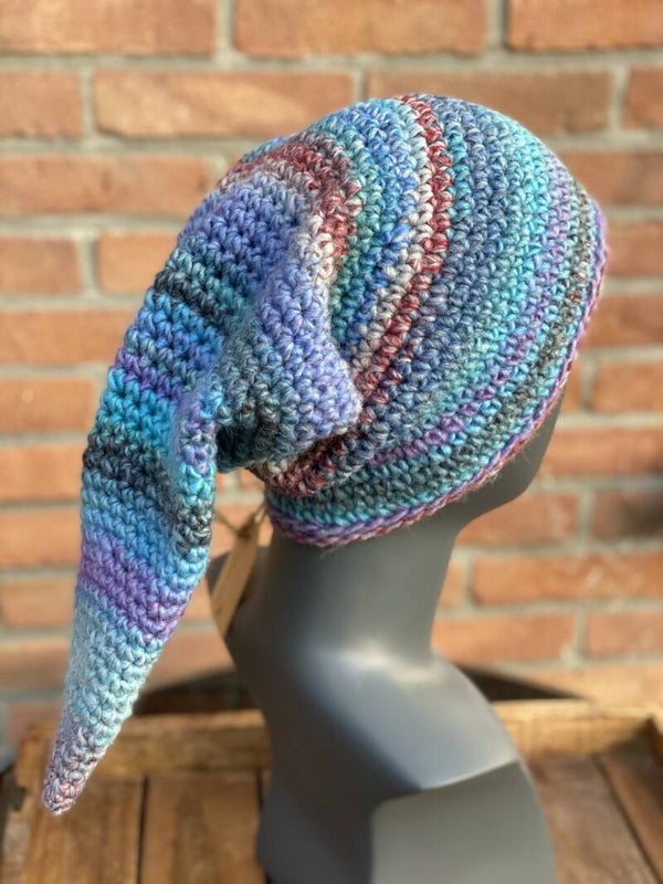 Nissehue - Zacht Turquoise & Paars