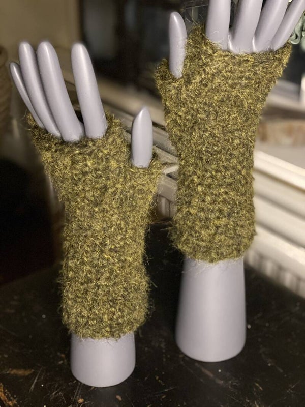 Mittens - Olive Green