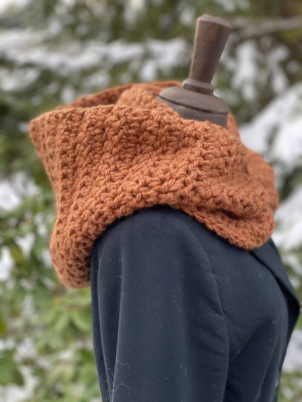 Chunky Hood Haak Patroon, met punt of afgerond