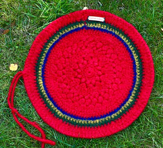 ZitMat / SeatPad - Rood / Red: watervast / waterproof