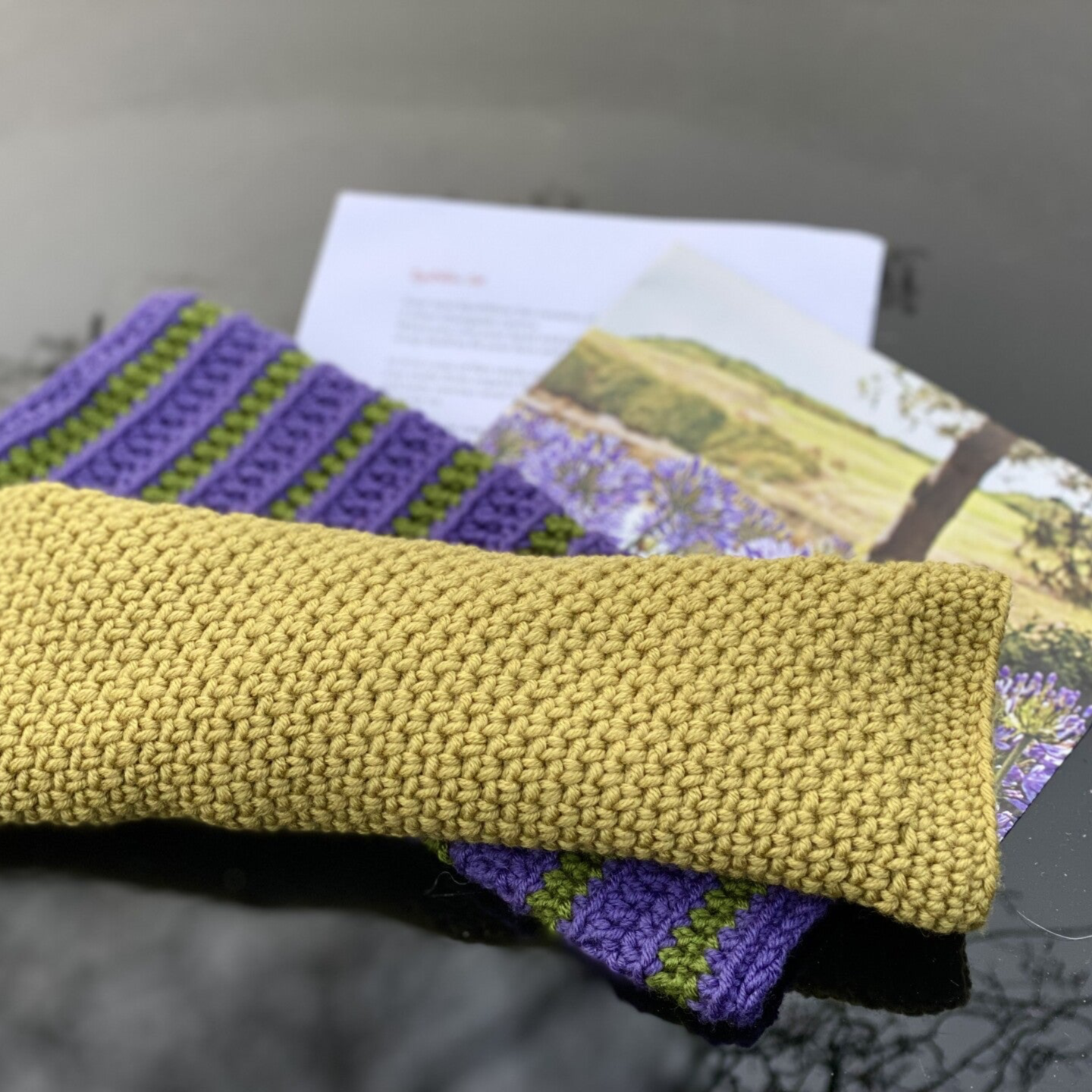 EyePillow set - Limoen-LilaGroen / Lime-PurpleGreen