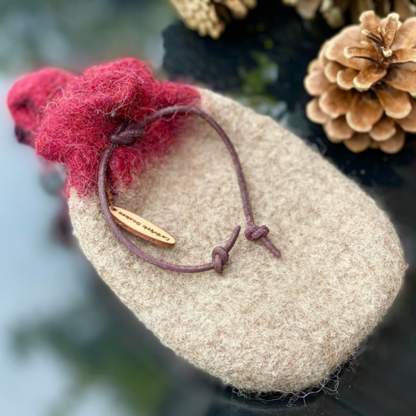 Buidel / Pouch - Beige-Bordeaux / Sand-Burgundy