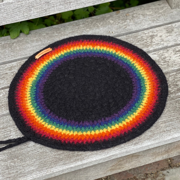 Comfort Zone - Zwart m Regenboog / Black w Rainbow - waterdicht / waterproof
