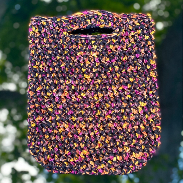 SpoonieBag - Zwart m Roze & Oranje / Black w Pink & Orange