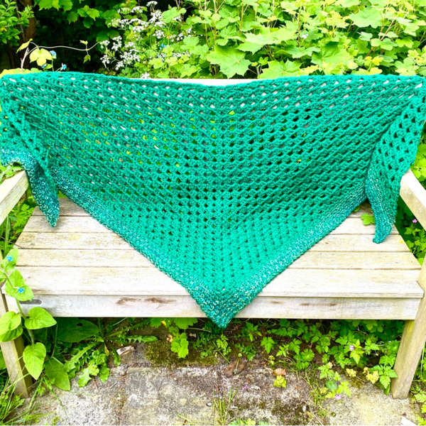 Big Hug - Groen m gemeleerde rand / Green w coloured edge