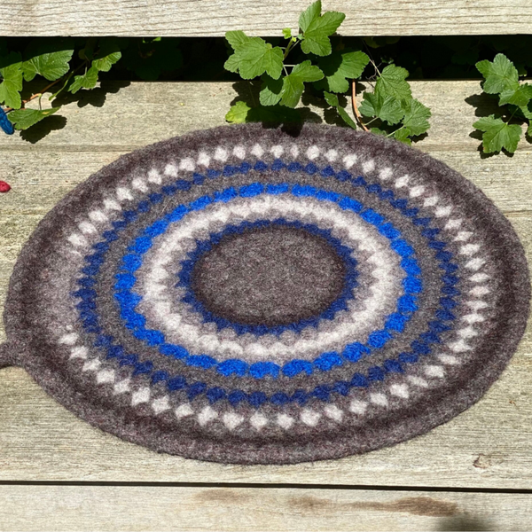 Comfort Zone - Bruin-Blauw / Brown-Blue: waterdicht / waterproof