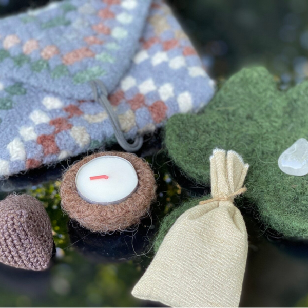 Emotional AirBag - Grijs-Bruin-Groen / Grey-Brown-Green. Mét inhoud / Incl contents