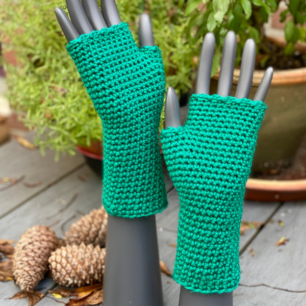 Mittens, NulWol - Groen / Green, NoWool