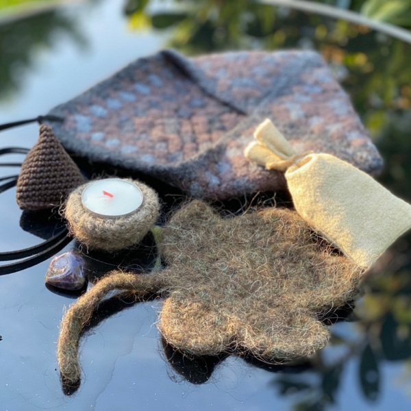 Emotional AirBag - Bruin-Grijs / Brown-Grey. Mét inhoud / Incl contents