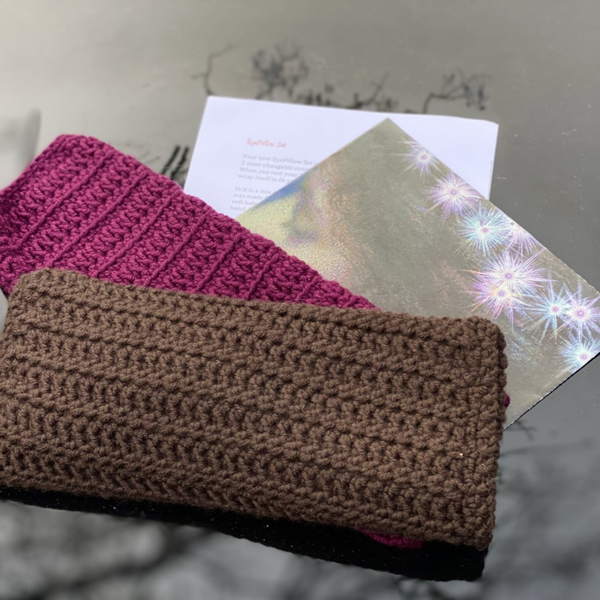 EyePillow set - Bruin-Bordeaux / Brown-Bordeau