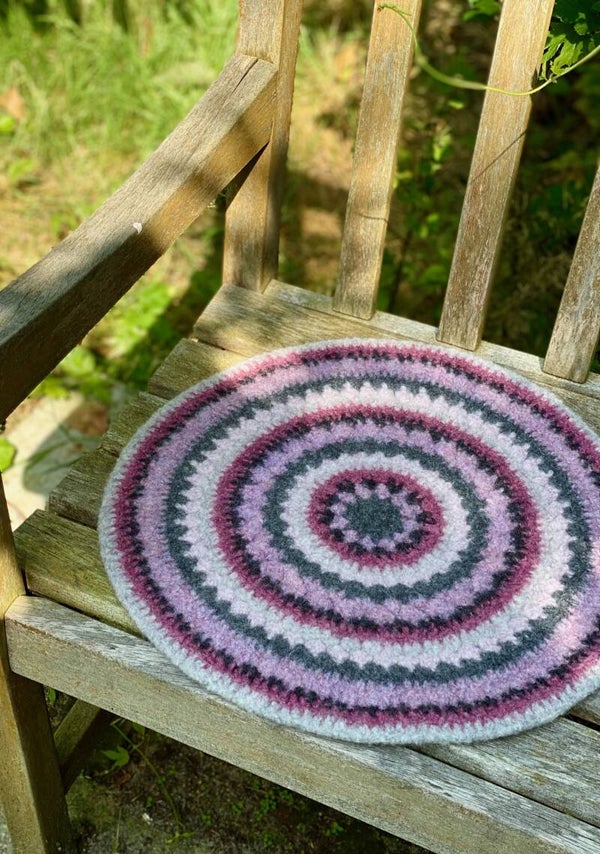 SeatPad - Pink Mandala, Choose Backside