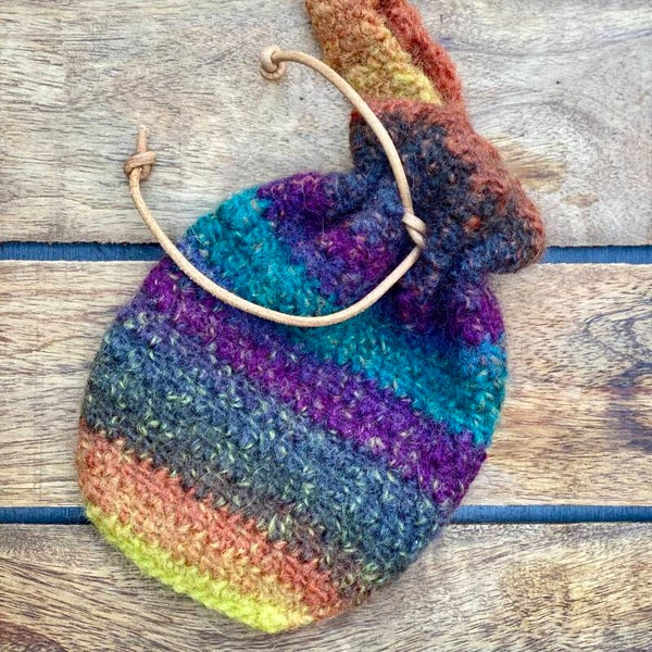 Pouch - Teal-Lila / Teal-Purple