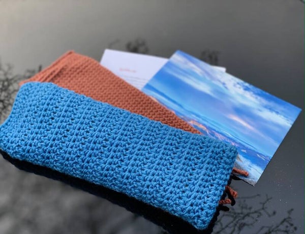 EyePillow Set - Blue/Brick